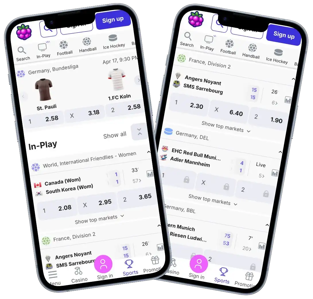 ZumoBet Casino mobiele interface voor smartphones
